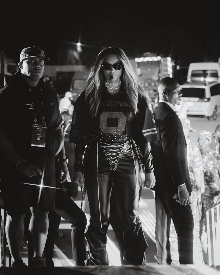 May be a black-and-white image of concert and text