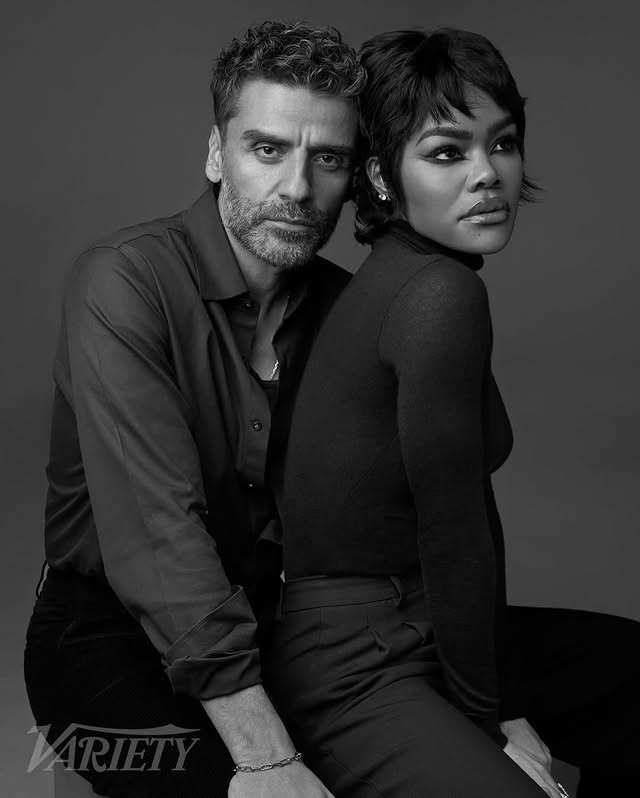 May be a black-and-white image of one or more people, makeup, magazine and text