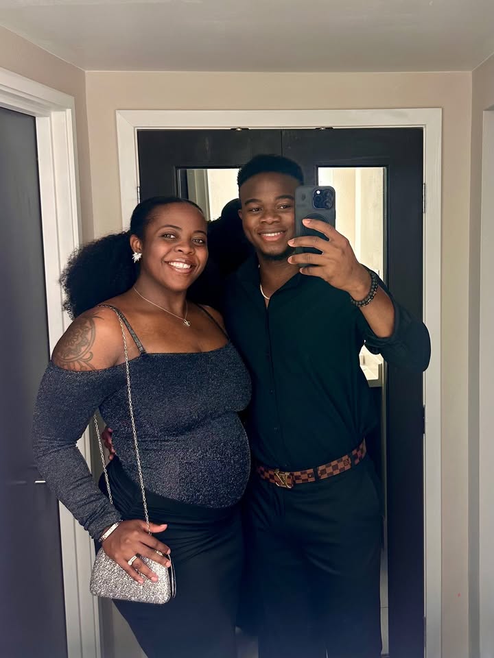 May be an image of one or more people, people smiling and text