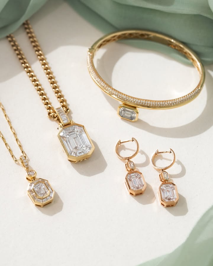 May be an image of jewelry and text