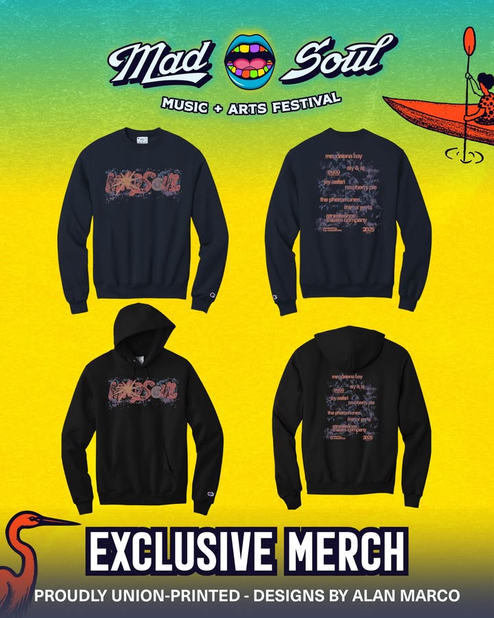 May be a graphic of sweatshirt, poster and text