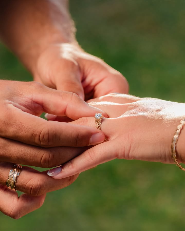 May be an image of ring and text