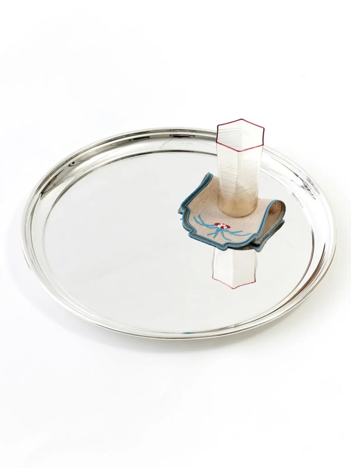 May be an image of platter, strainer and text