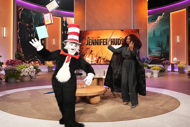 May be an image of costume, fur and scarecrow