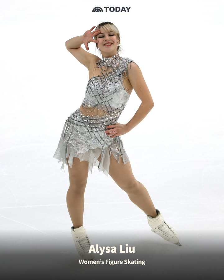 May be an image of skates and text that says 'TODAY Alysa AlysaLiu Liu Women's Women'sFigureSkating Figure Skating'
