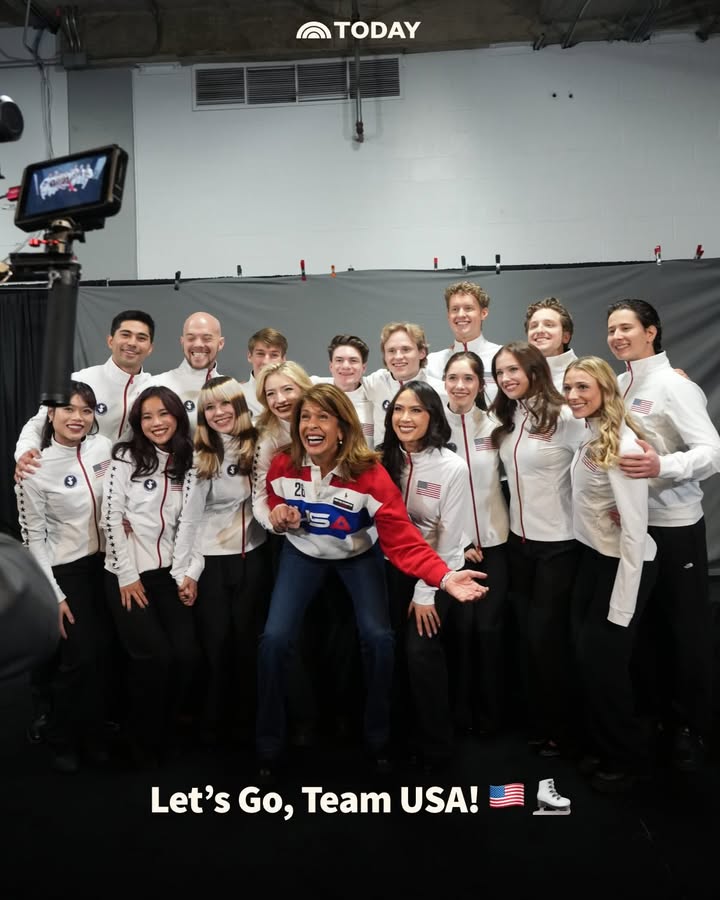 May be an image of hockey, volleyball and text that says 'TODAY 26 Let's Let'sGo,TeamUSA! Go, Team USA!'
