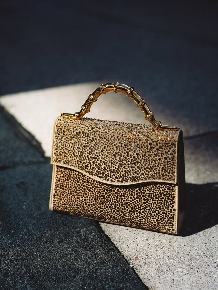 May be an image of purse, briefcase, clutch and text