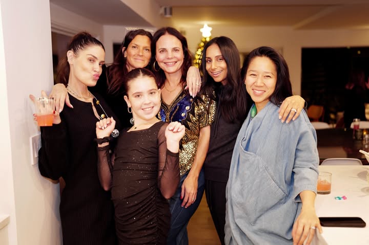 May be an image of one or more people and text