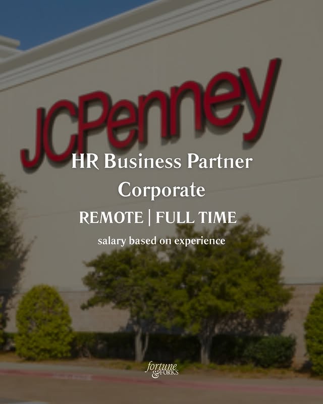 May be an image of signboard, magazine, office and text that says 'HR Business Partner Corporate REMOTE FULL TIME salary based on experience forgunes FORKS ORKS'
