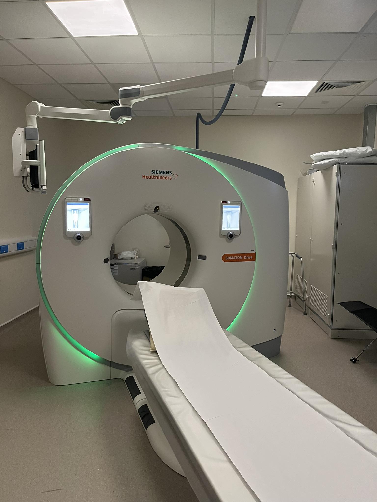 May be an image of hospital and text