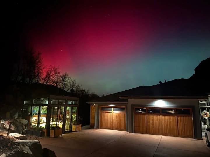 May be an image of night and text