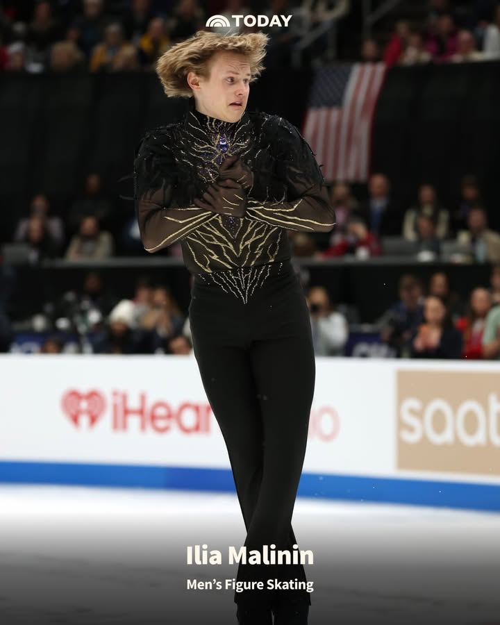 May be an image of skates and text that says 'TODAY iHear saa Ilia Malinin Men's Figure Skating'