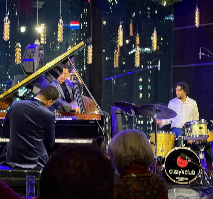 May be an image of piano, saxophone, violin and text