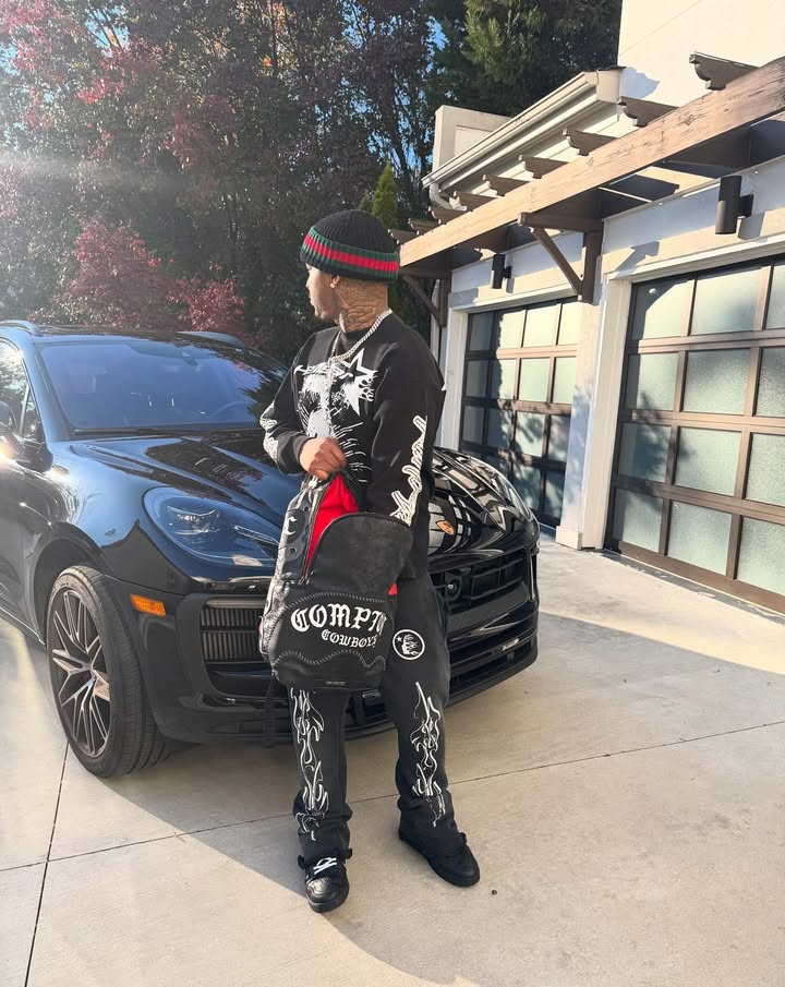 May be an image of one or more people and text