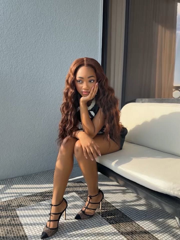 May be an image of one or more people, long hair and text