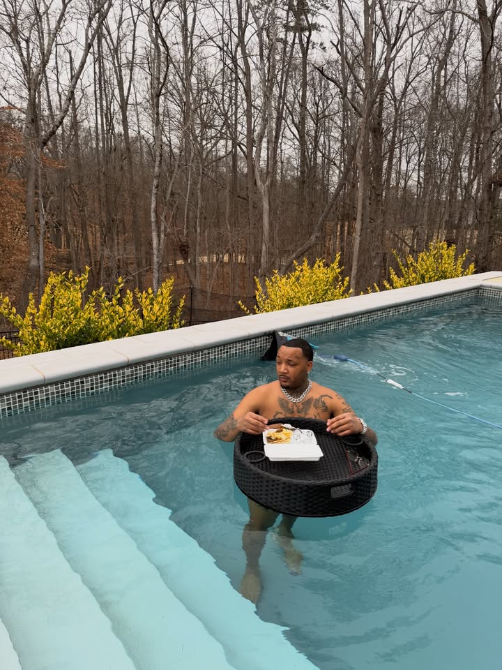 May be an image of swimming, pool and text