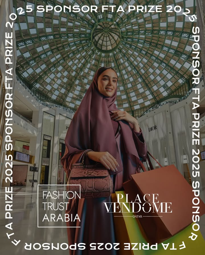 May be an image of headscarf, scarf, poster, magazine and text