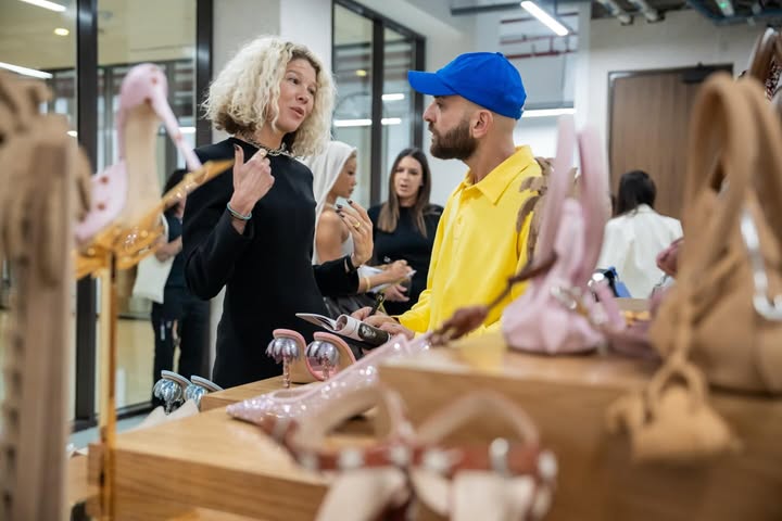 May be an image of one or more people and text