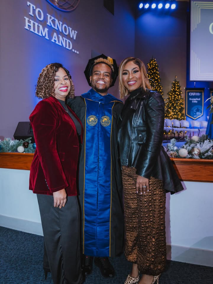 May be an image of one or more people, people smiling, people standing, magazine and text