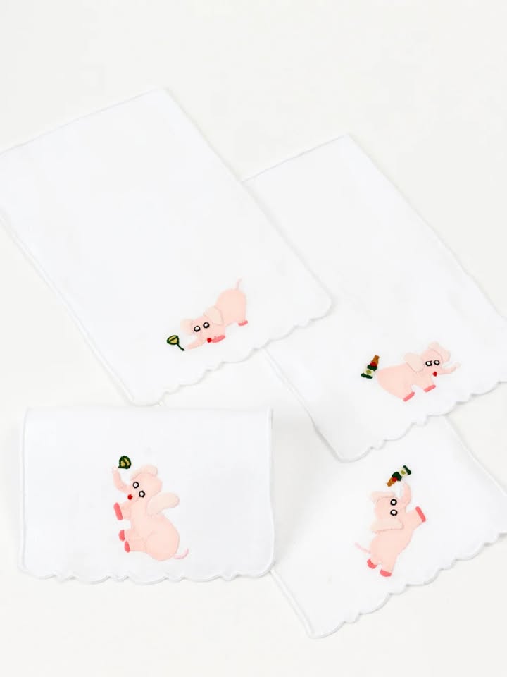 May be an image of napkin, placemat and text