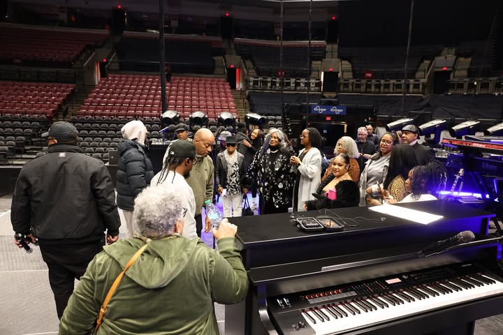 May be an image of piano and text