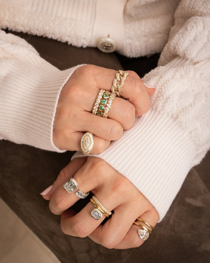 May be an image of ring and text