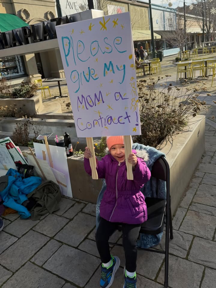 May be an image of ‎standing and ‎text that says '‎Please give My MOM Mom-α ContrOCEt ا‎'‎‎