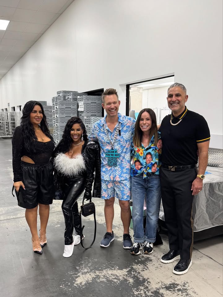 May be an image of one or more people, makeup and text