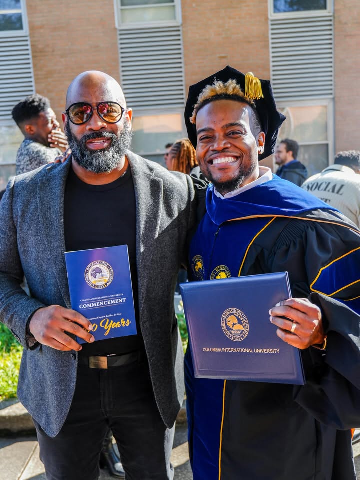 May be an image of standing and text