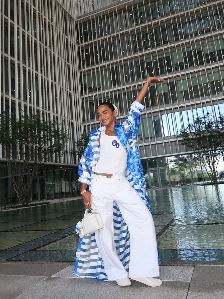 May be an image of jumpsuit