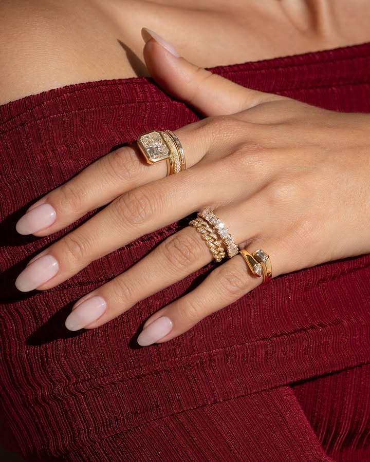 May be an image of ring and text