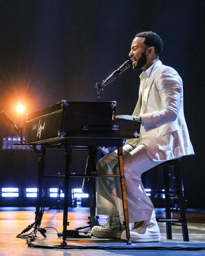 May be an image of piano, saxophone, microphone, concert and text