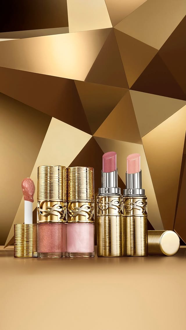 May be an image of one or more people, makeup, lipstick, cosmetics and text