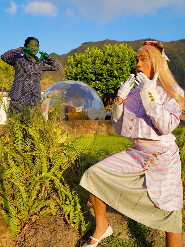 May be an image of one or more people and makeup