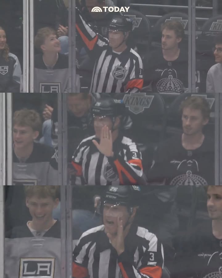 May be an image of hockey, hockey stick and text that says 'TODAY A NHL LA LA 3'