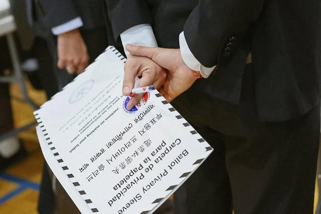 May be an image of text