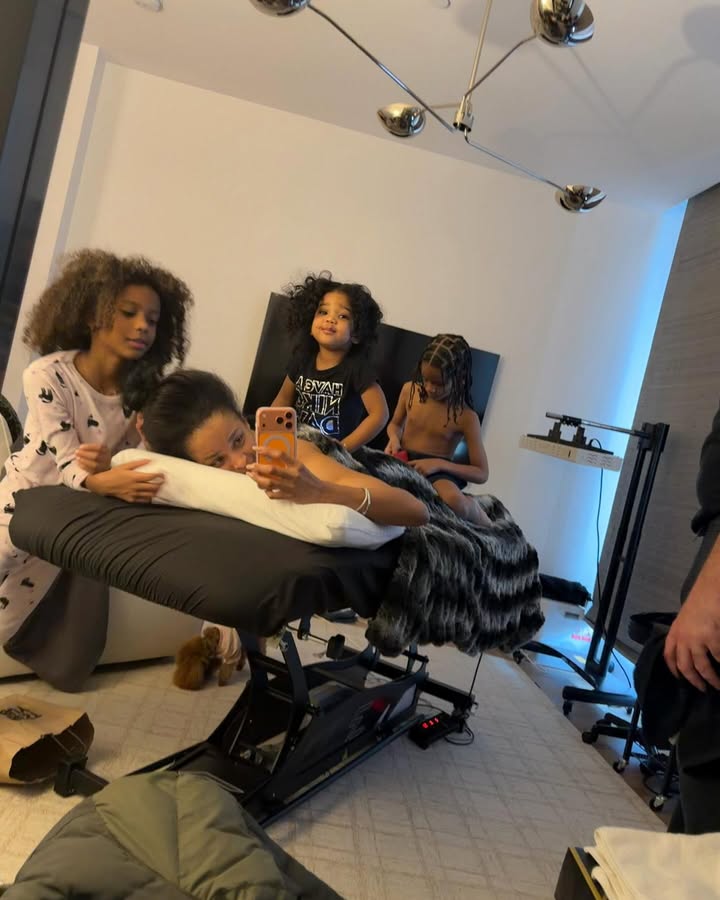 May be an image of one or more people, makeup, acupuncture and text