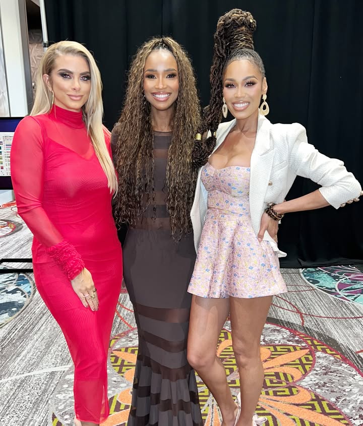 May be an image of one or more people, makeup and text