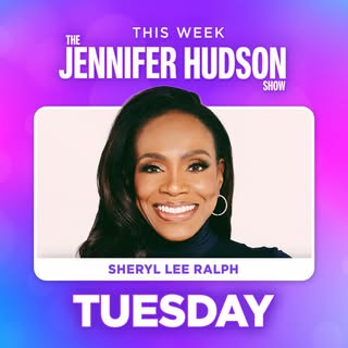 May be an image of one or more people, magazine and text that says 'THE THIS WEEK JENNIFER HUDSON SHOW SHERYL LEE RALPH TUESDAY'