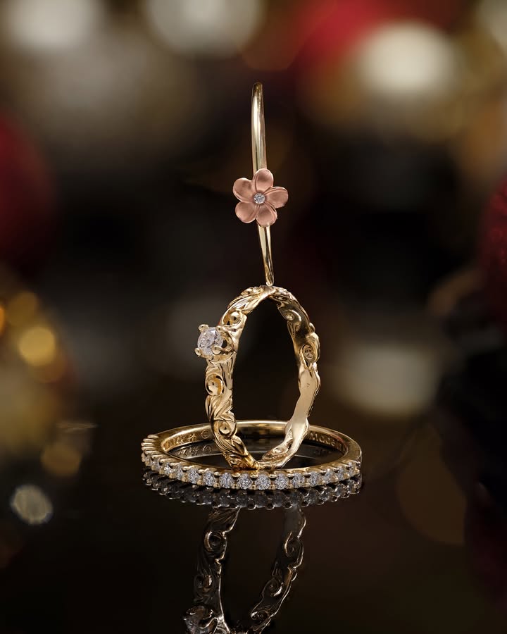 May be an image of ring and text