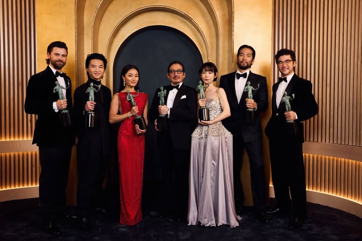 May be an image of dinner jacket, wedding and text