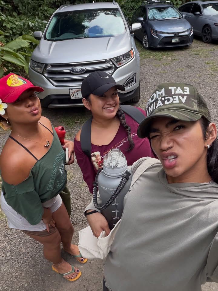 May be an image of one or more people, outdoors and text