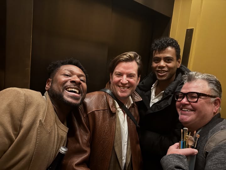 May be a selfie of text