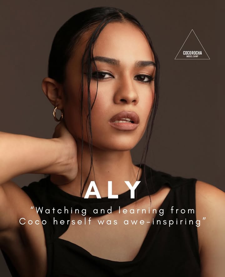 May be an image of one or more people, braids, makeup, poster, magazine and text that says 'BOA MECELCAMP ALY "Wotchingandlearningfrom from "Watching and learning Coco herself was awe-inspiring'