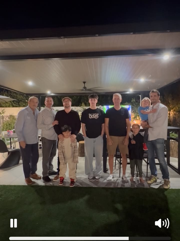 May be an image of standing and text