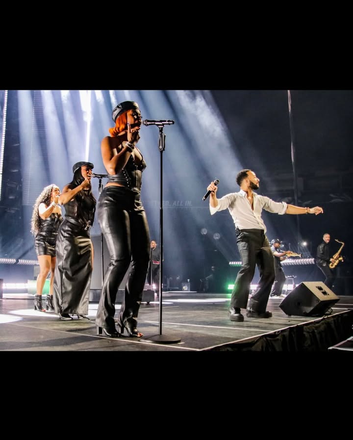 May be an image of tambourine, concert and text