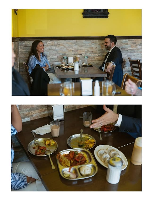 May be an image of biryani, buffet and text