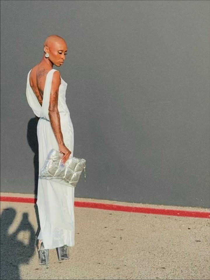 May be an image of clutch and dress