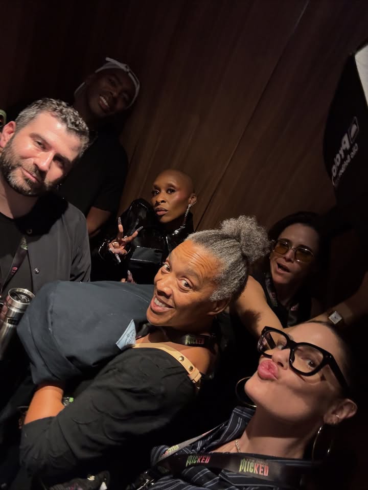 May be a selfie of one or more people, makeup, eyewear and text