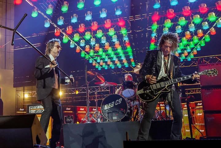 May be an image of concert and text